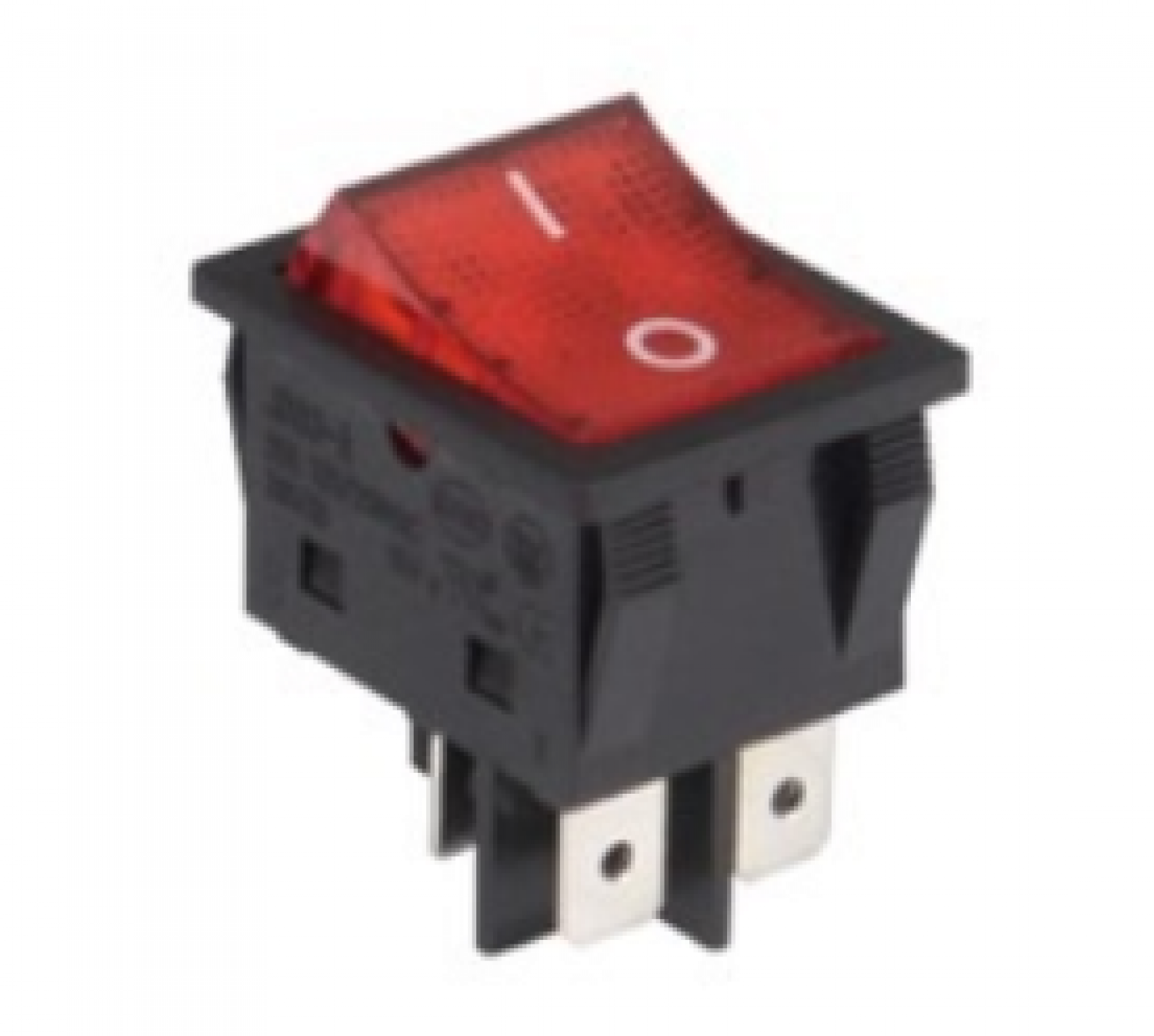 4116rt2_interruptor_16a_rojo_neon_elibet - Imagen completa 1