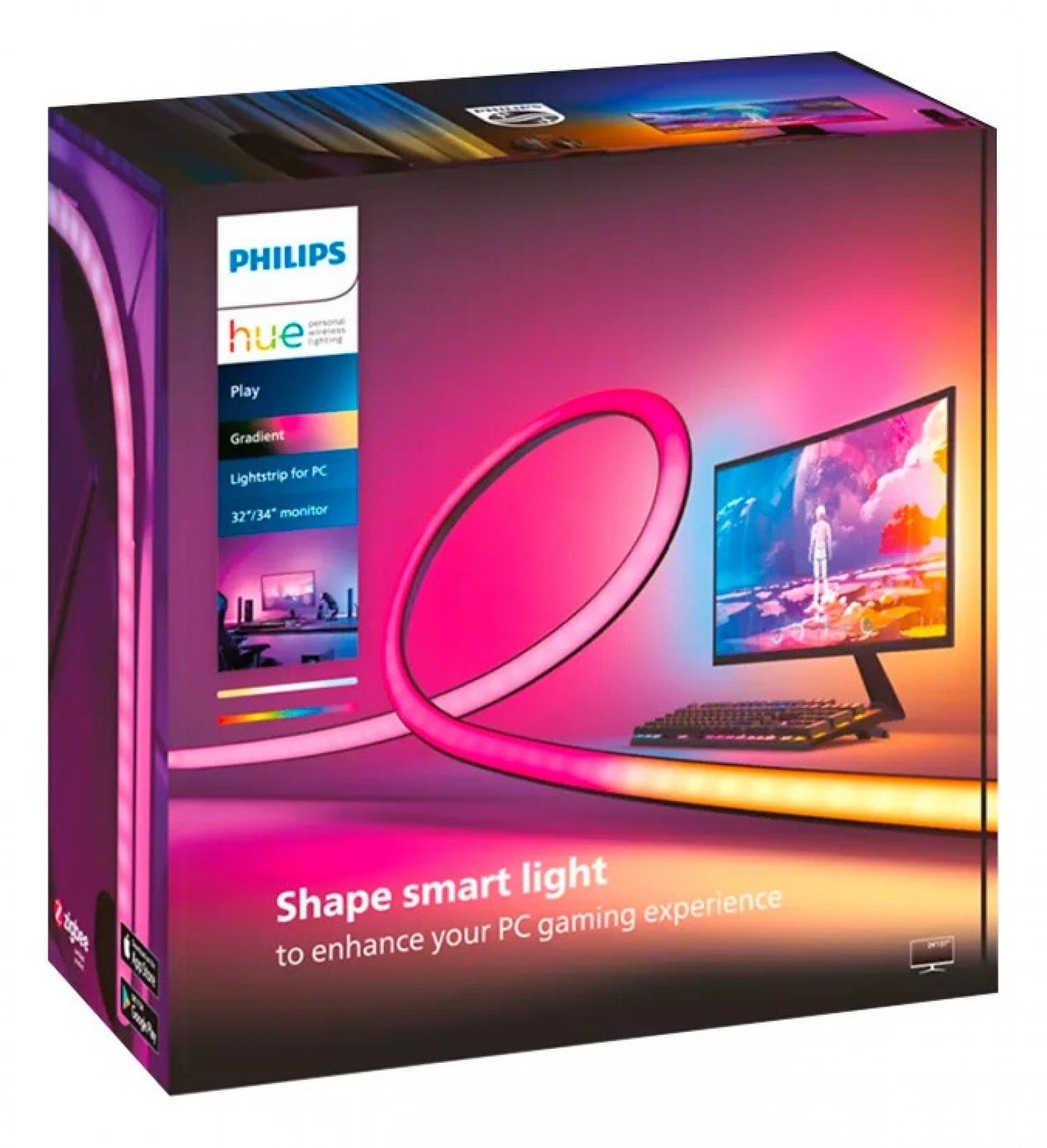 accesorios_philips_hue_gradient_pc_strip_32_34_inch_eu - Imagen completa 1