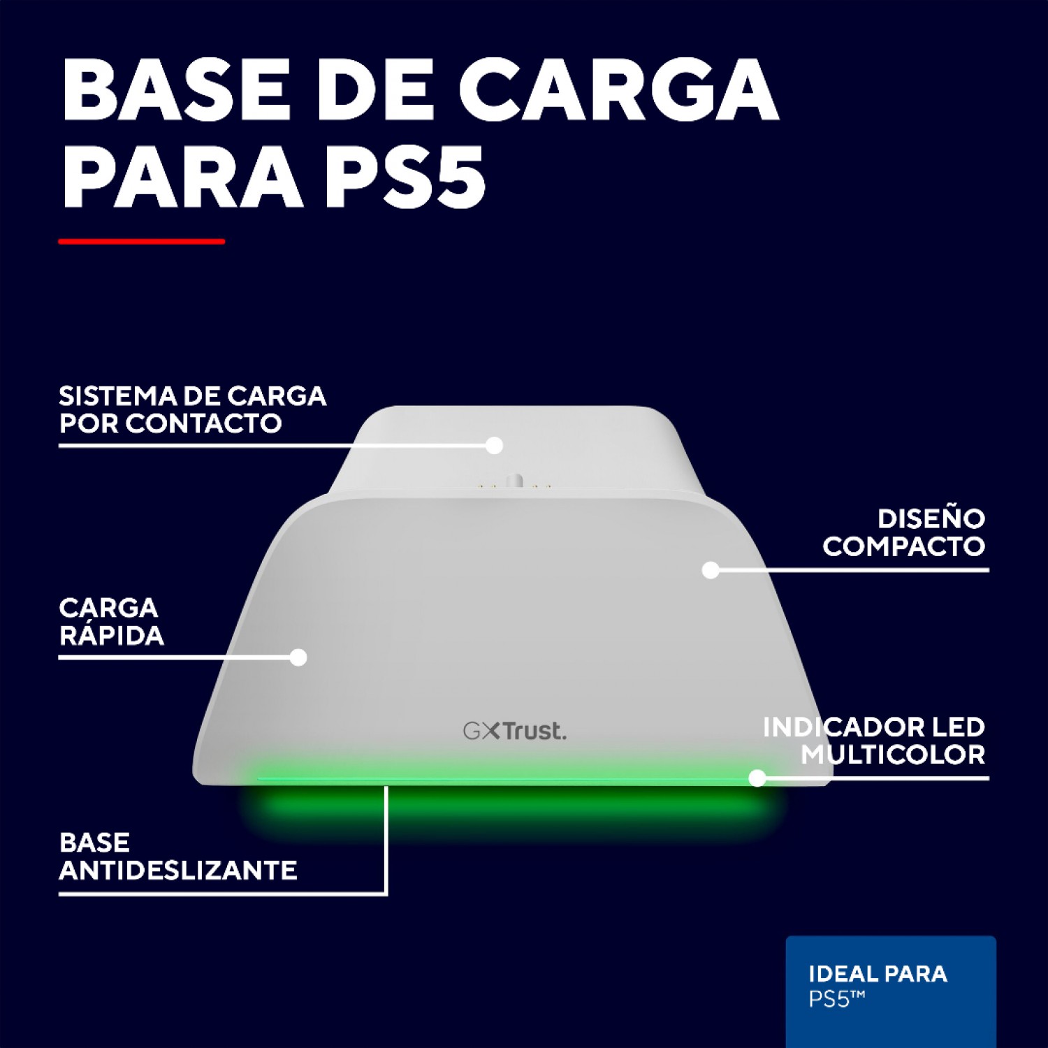 accesorios_trust_soporte_de_carga_rapida_para_mandos_ps5_white_gxt255w - Imagen completa 2
