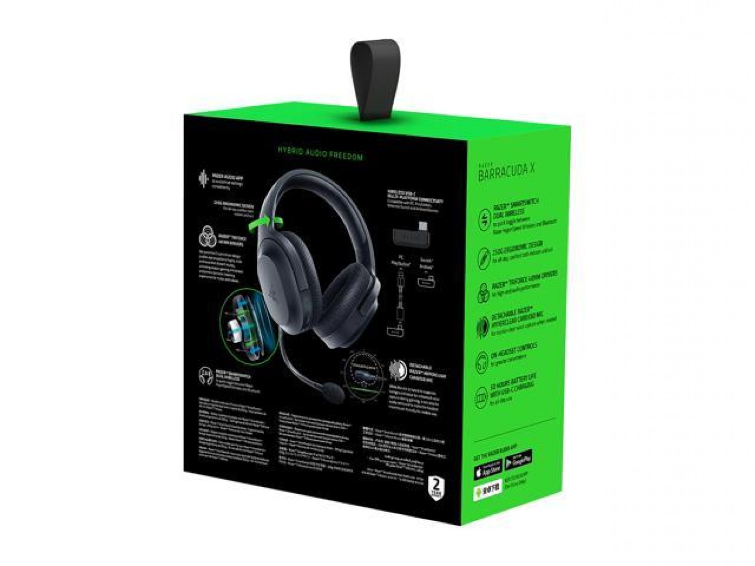 auricular_gamer_razer_barracuda_x_black - Imagen completa 6