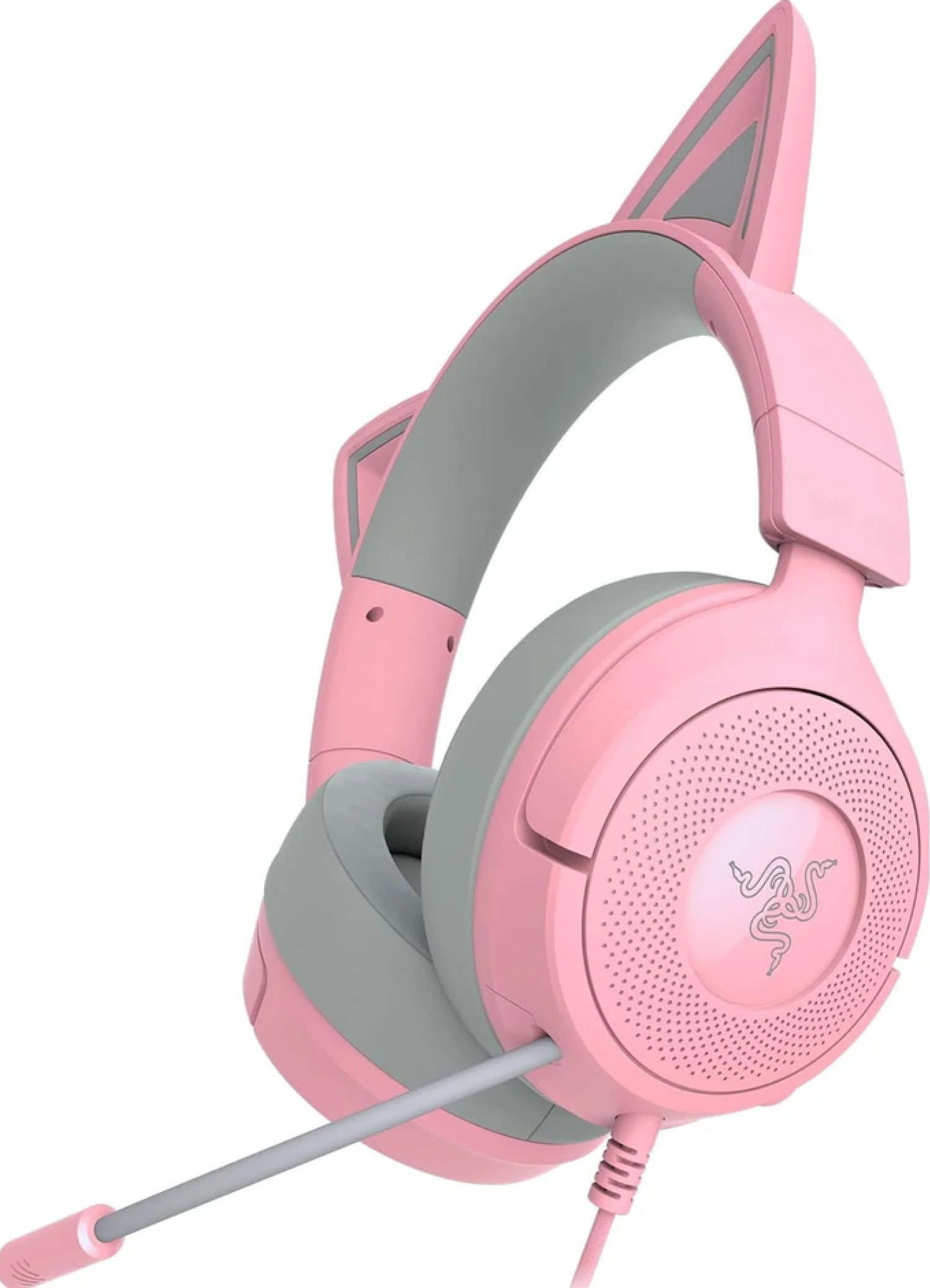 auricular_gamer_razer_kraken_kitty_v3_x_quartz_pink_analog_3_5mm - Imagen completa 1