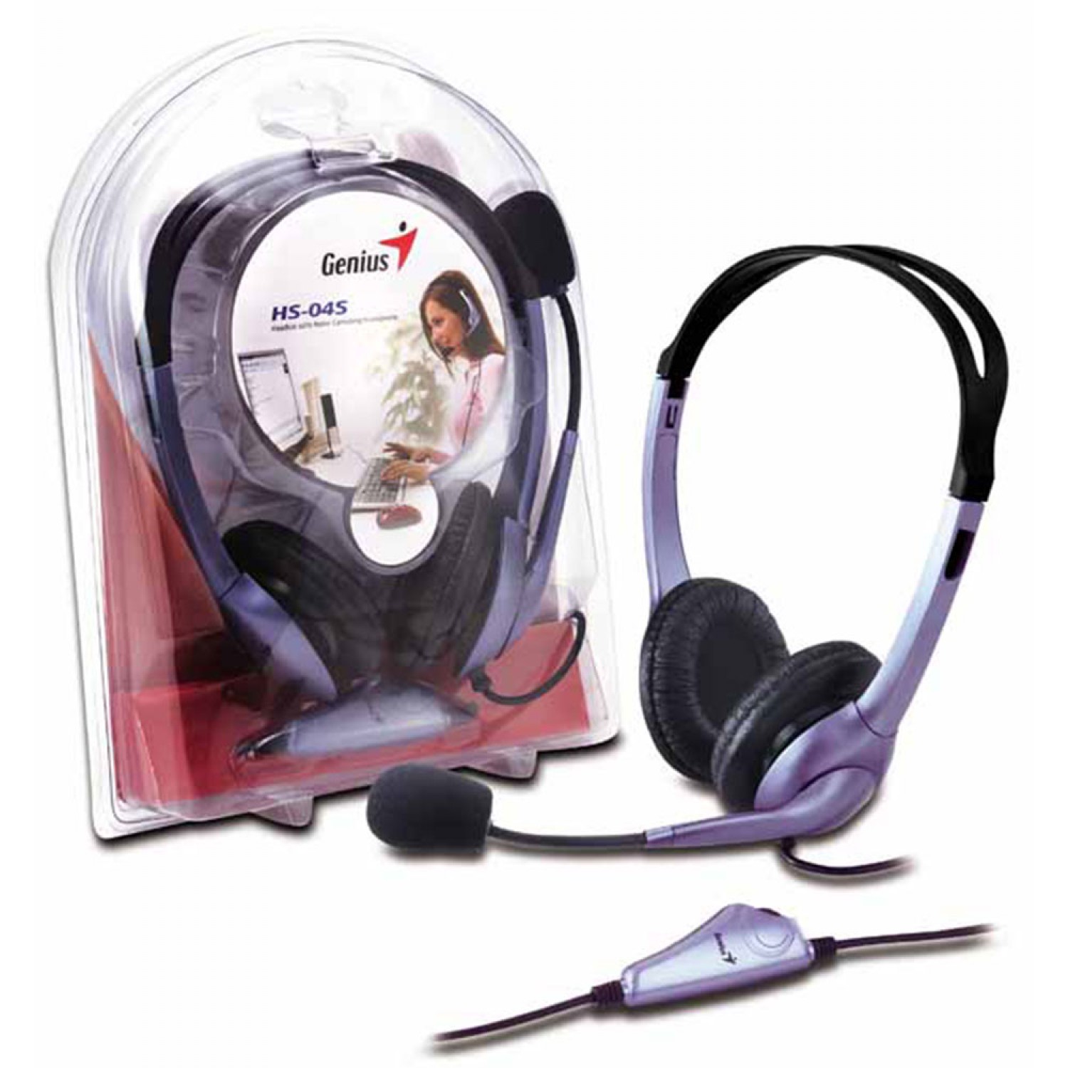 auricular___mic_headset_genius_hs_04s_dual_plug - Imagen completa 4
