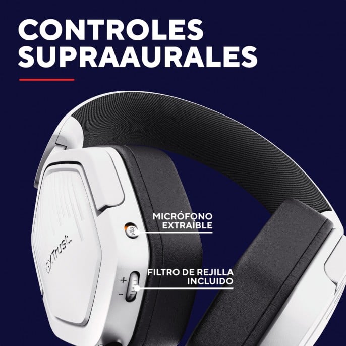 auricular_trust_carus_multiplataforma_white_gxt492w - Imagen 5