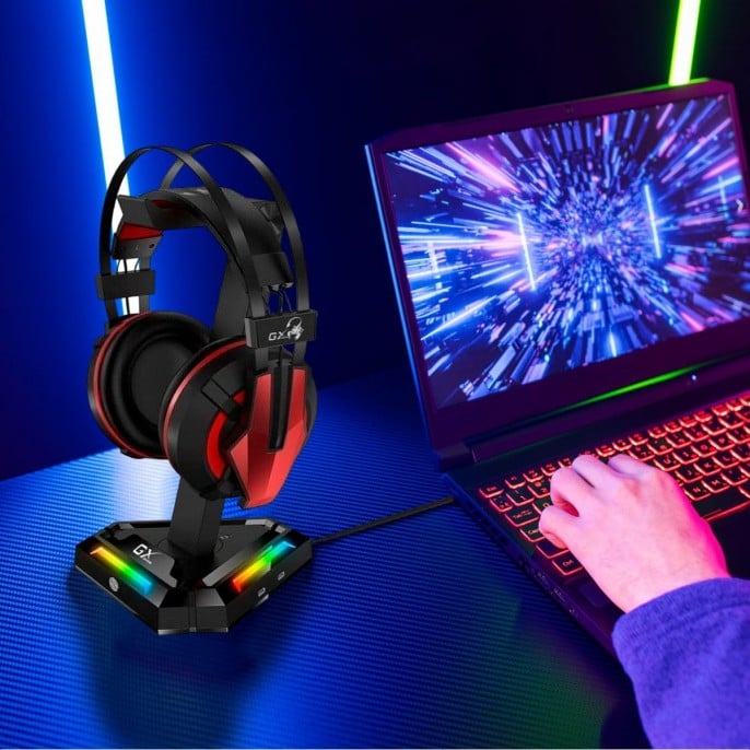 base_auriculares_genius_gx_uh100_usb_c_rgb - Imagen 3