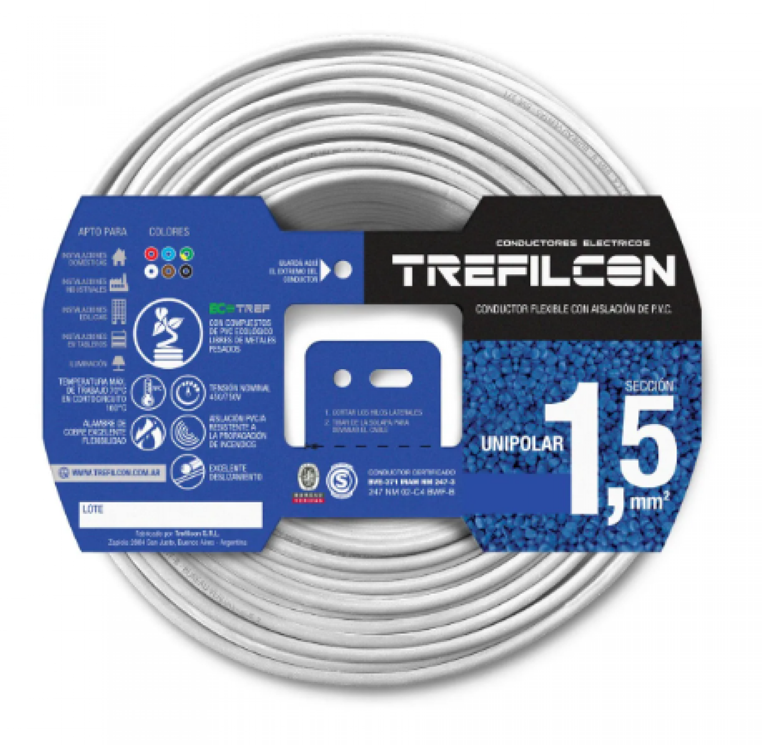 cable_1x1_5mm_blanco_x100mts___trefilcon - Imagen completa 1