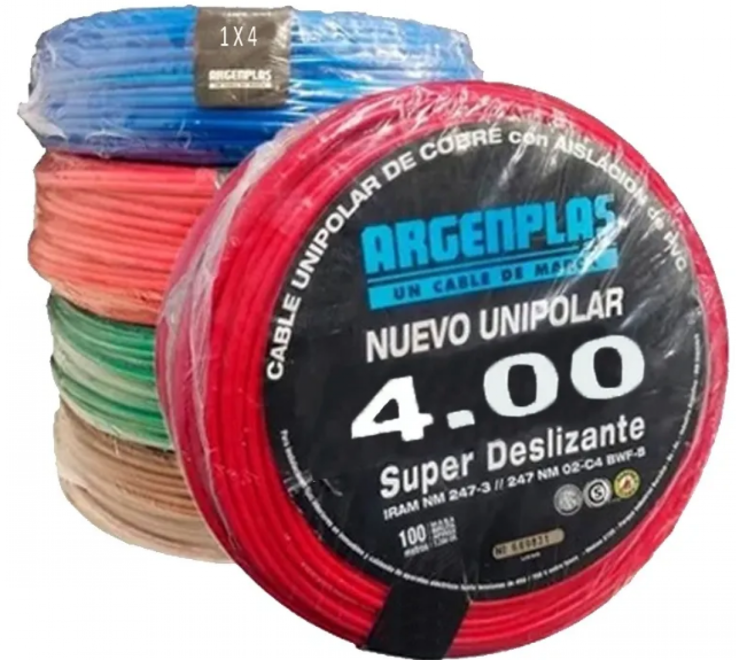 cable_1x4_mm_argenplas_x_100mts_rojo - Imagen completa 1
