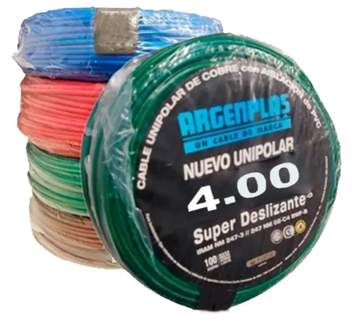 cable_1x4_mm_argenplas_x_100mts_verde_amarillo - Imagen completa 1