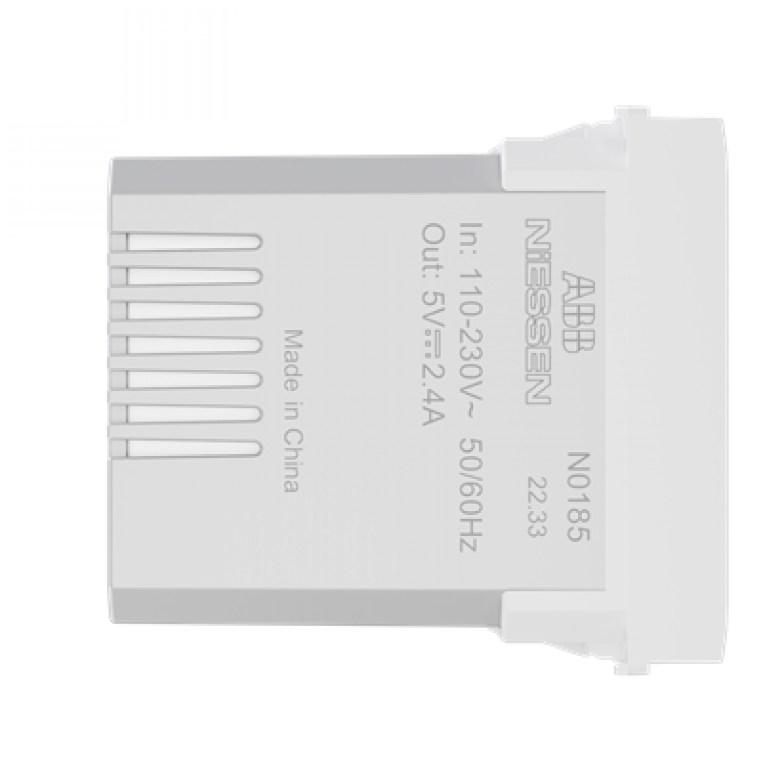 cargador_usb_a_12_w_1_toma___1_modulo_blanco_abb - Imagen completa 2