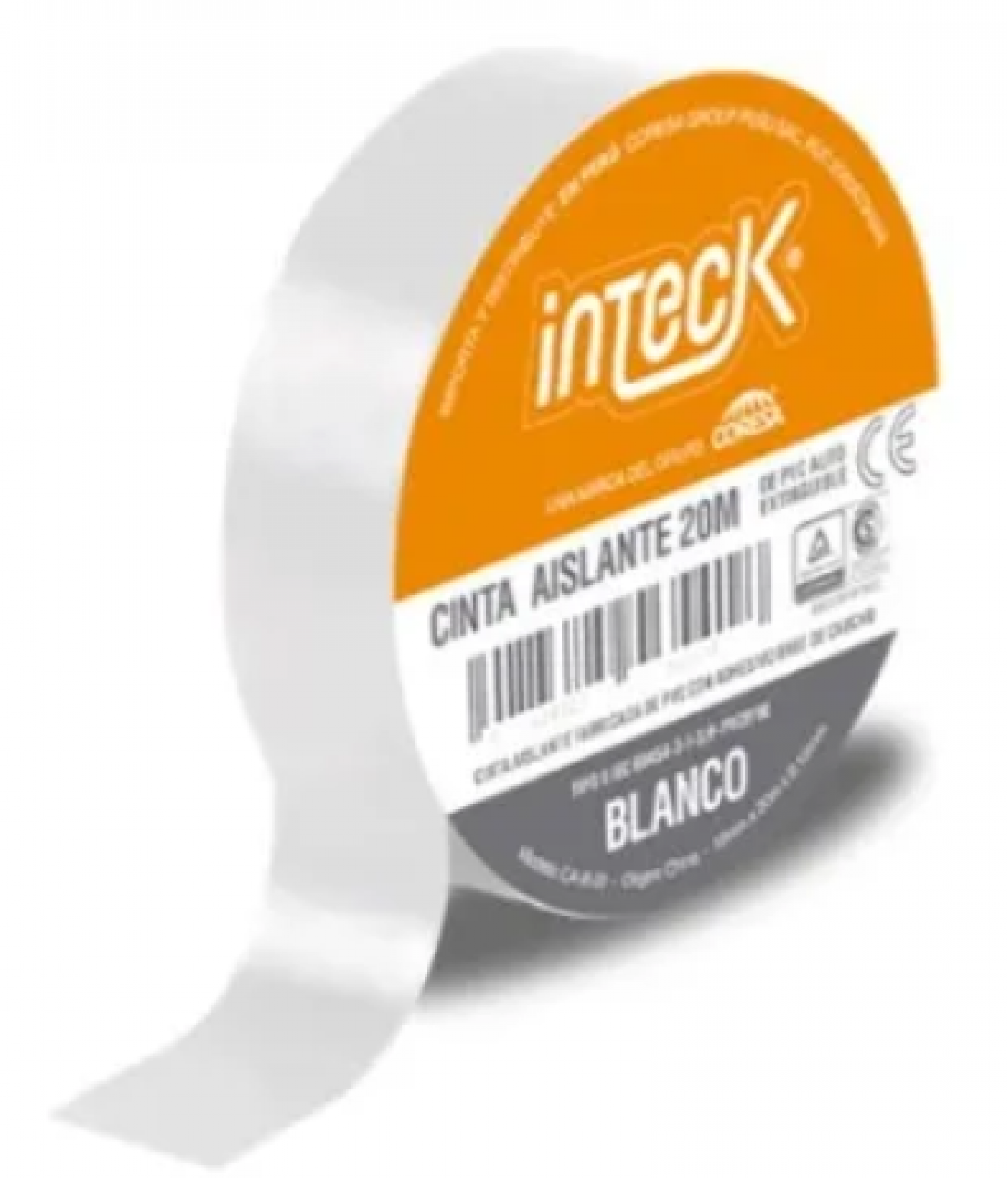 cinta_adhesiva_pvc_inteck___blanca_20_metros - Imagen completa 1