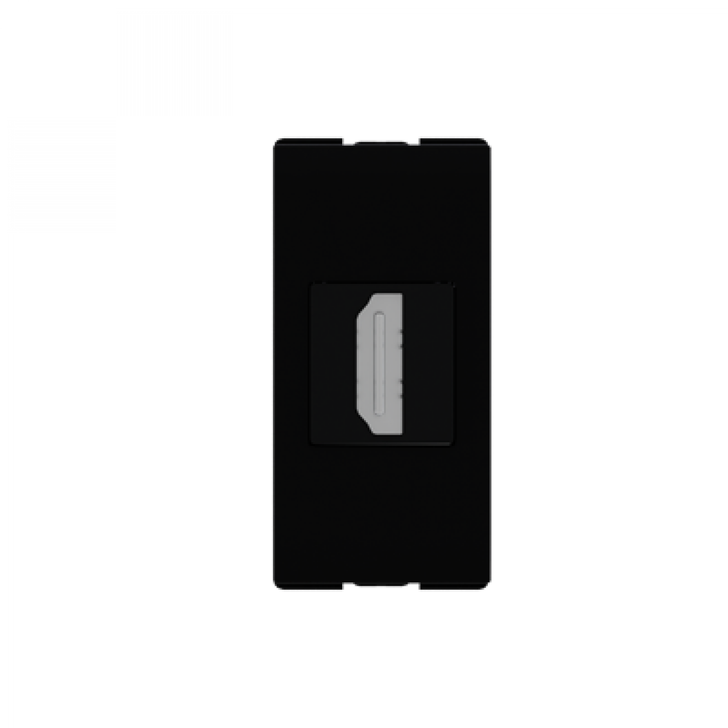 conexion_hdmi_con_cable_hembra_hembra___1_modulo_negro_abb - Imagen completa 1