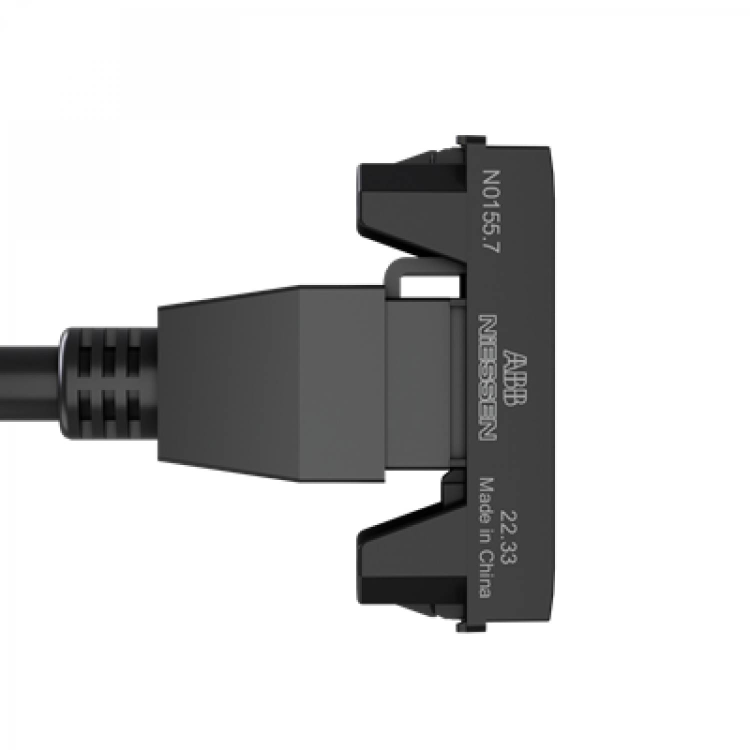 conexion_hdmi_con_cable_hembra_hembra___1_modulo_negro_abb - Imagen completa 2