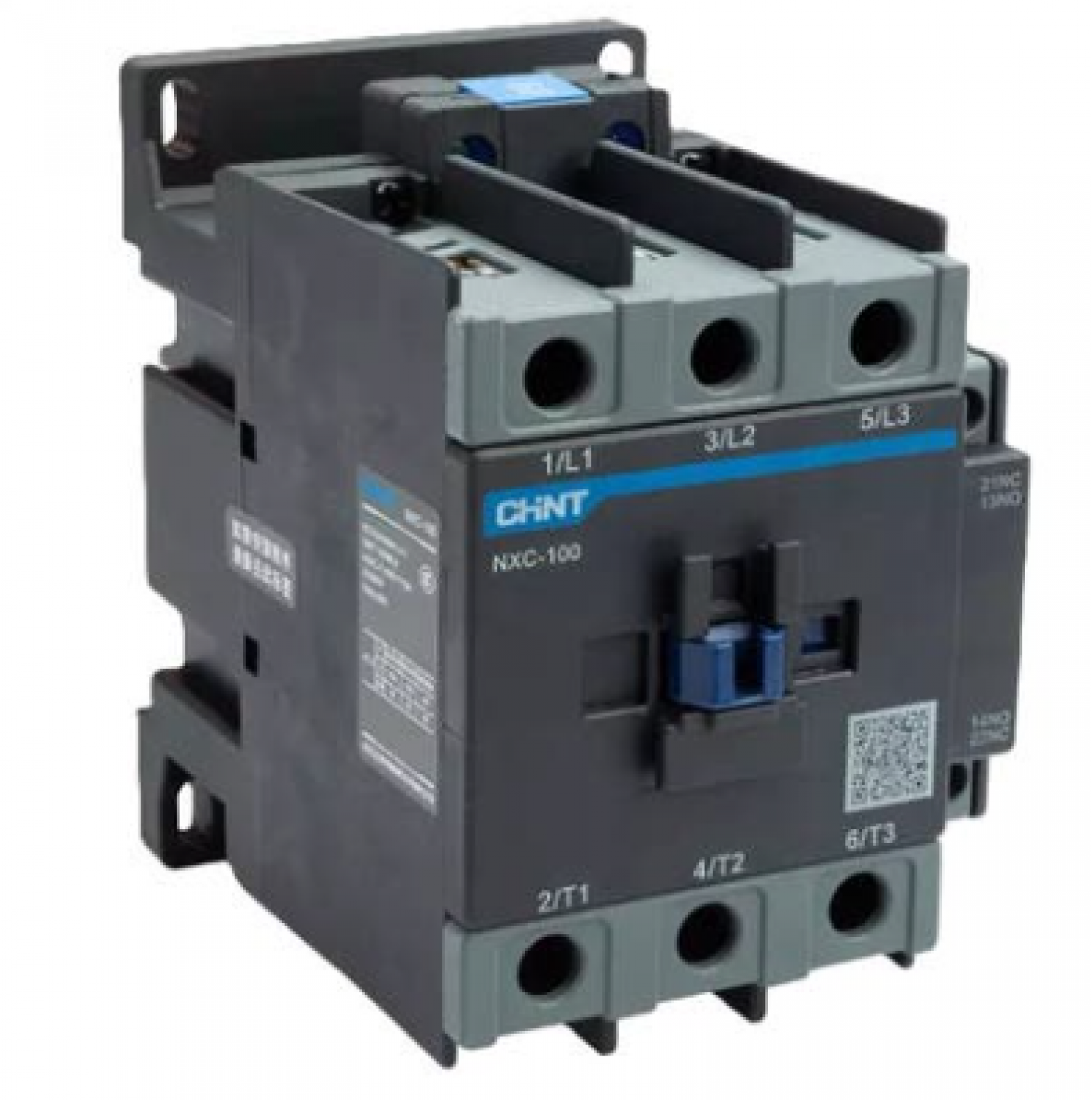 contactor_chint_nxc_100___in_100a___3_polos___aux__1na_1nc___bob__110vca - Imagen completa 1