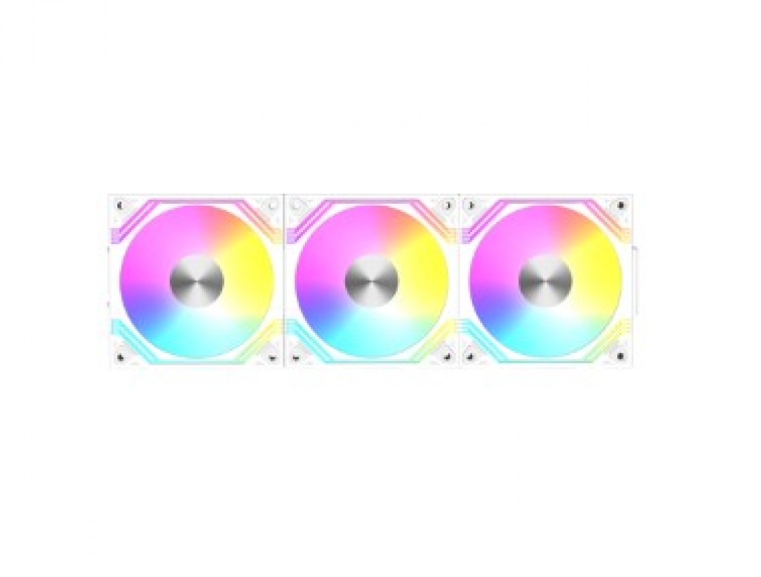 cooler_fan_raidmax_kit_modular_3_en_1_argb_pwm_white - Imagen completa 1