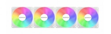 cooler_fan_raidmax_x4_combo_pack_x_air_120mm_argb_white - Miniatura 2