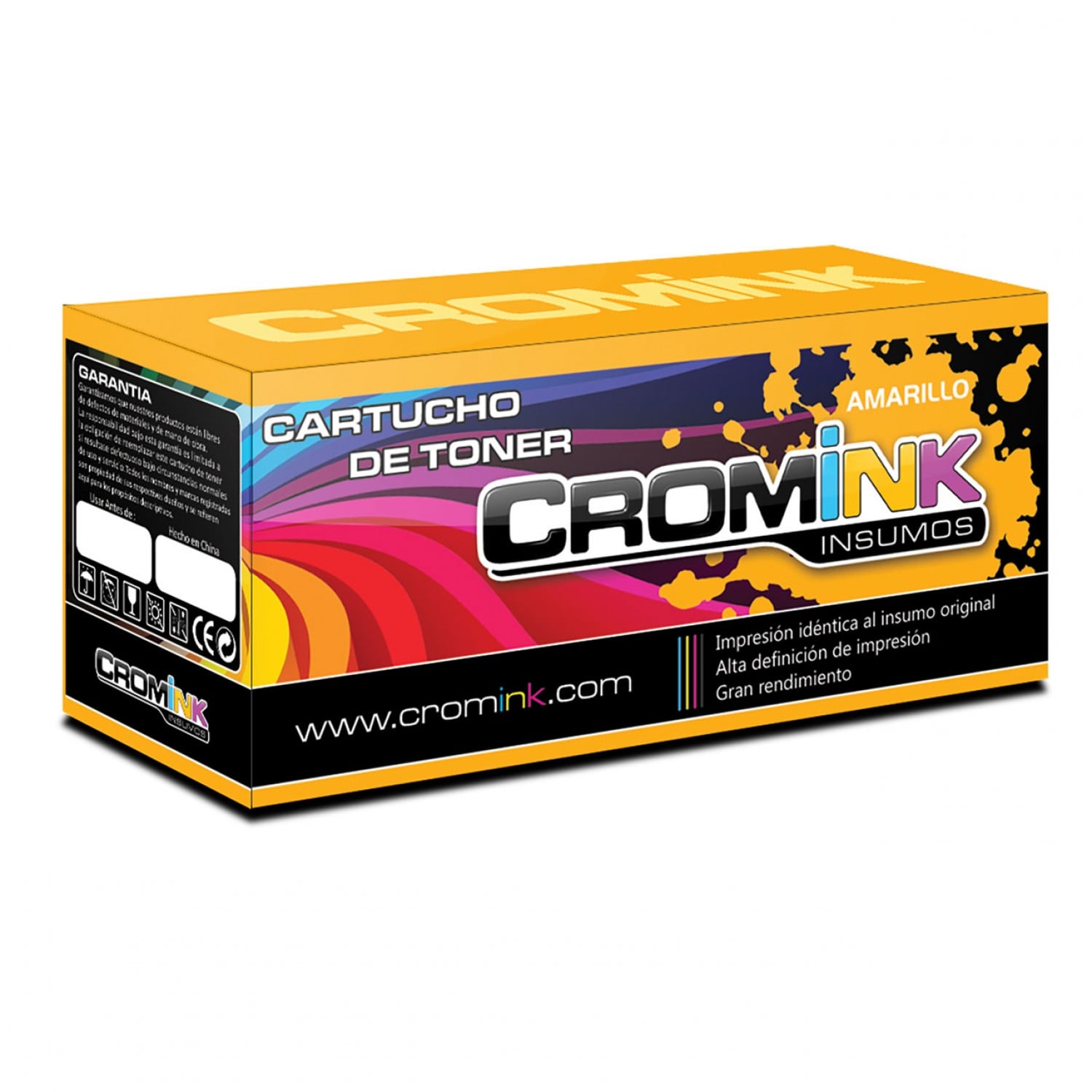cromink_toner_alt__hp_cb542a_amarillo - Imagen completa 1
