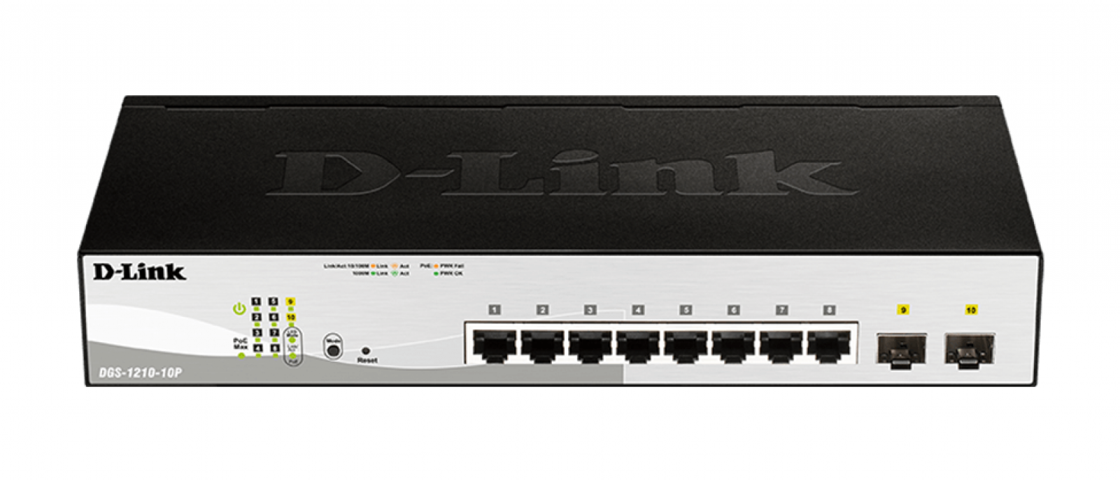 d_link_switch_dgs_1210_10p_8_port_gigabit_2_ports_sfp_poe_ - Imagen 3
