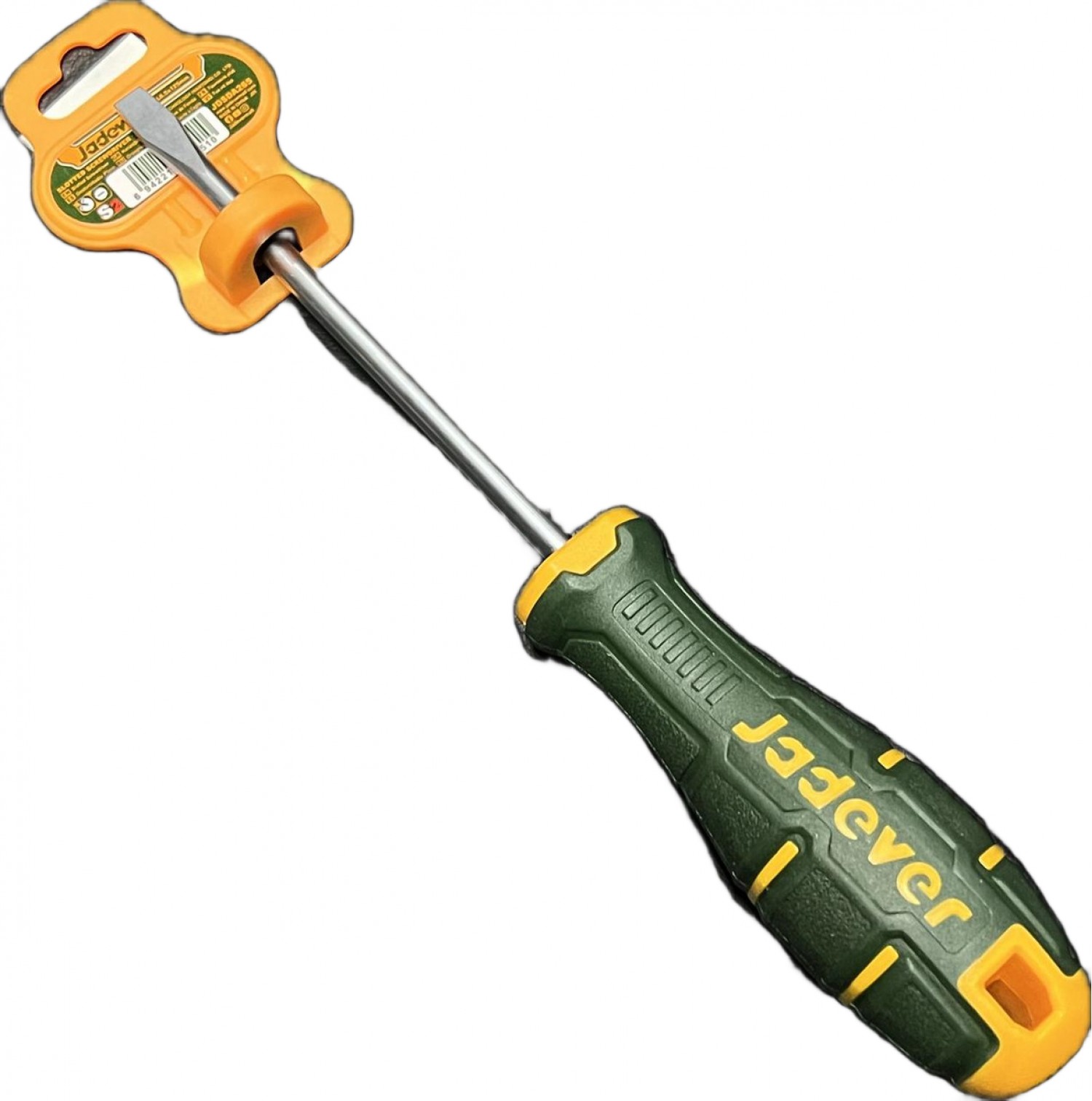 destornillador_plano_conico_sl6_5___punta_magnetica___6_5mm_x_125mm___vastago_redondo__6mm___mango_ergonomico - Imagen completa 1