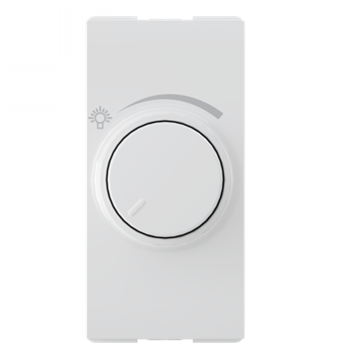 dimmer_230vca_rotativo_resistivo___1_modulo_blanco_abb - Imagen completa 1