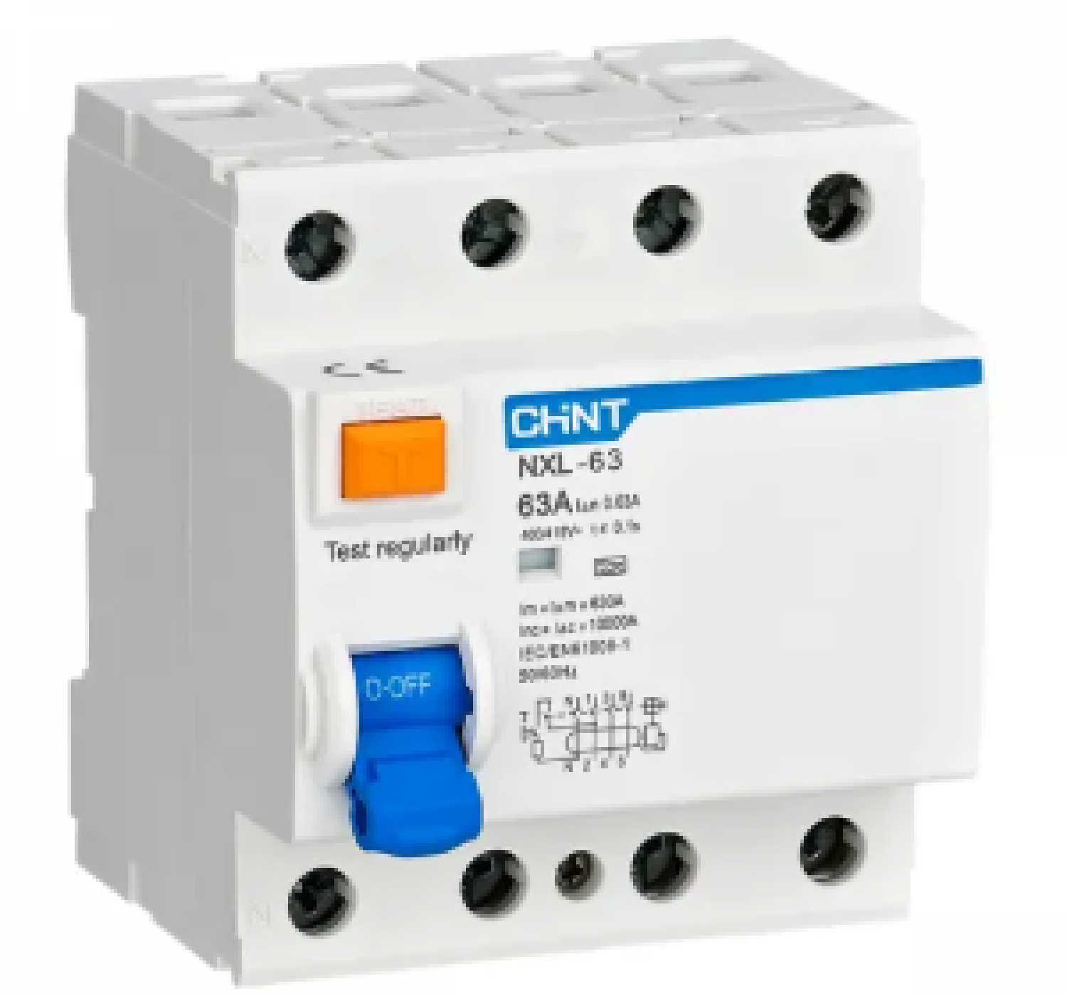 disyuntor_tetrapolar_chint_nxl__40a___300ma___clase_a___6ka - Imagen completa 1