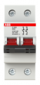 e_202_63r_seccionador_de_linea_bipolar_in_63__maneta_roja__fijacion_din - Miniatura 1