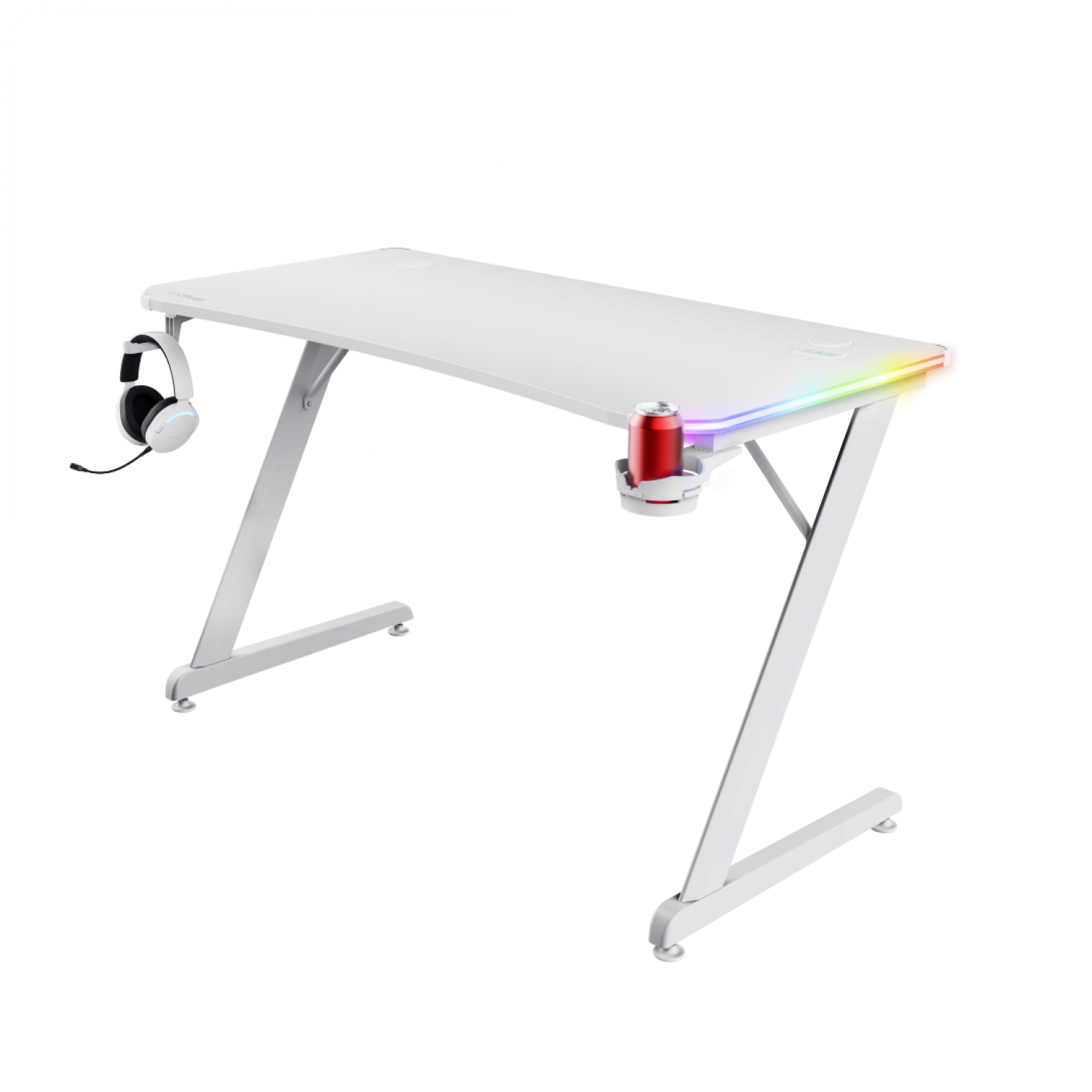 escritorio_trust_gxt709w_luminus_rgb_white - Imagen completa 1