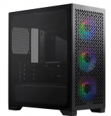 GABINETE COOLER MASTER ELITE 302 BLACK (3 FANS ARGB)