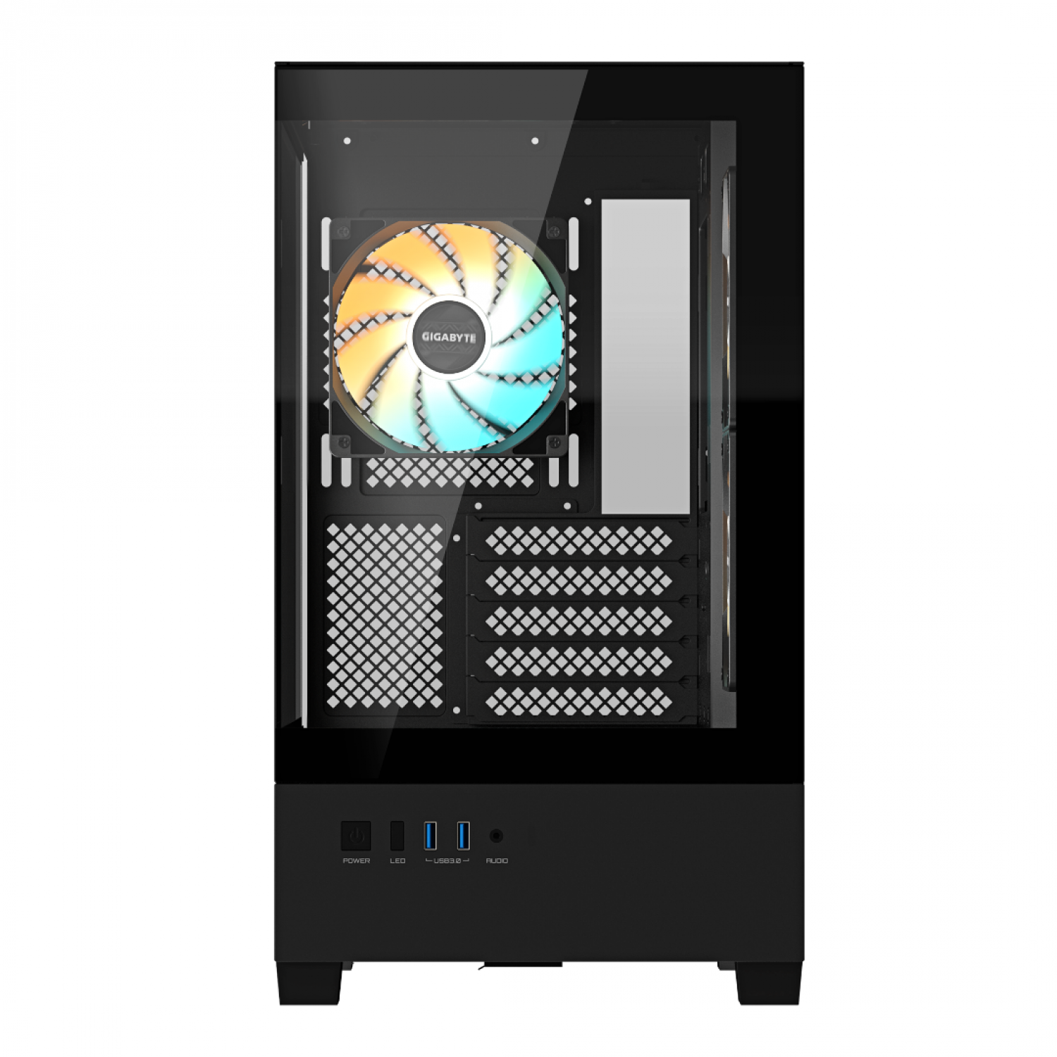 gabinete_gamer_gigabyte_c201p_m_atx_black_panoramic - Imagen completa 2