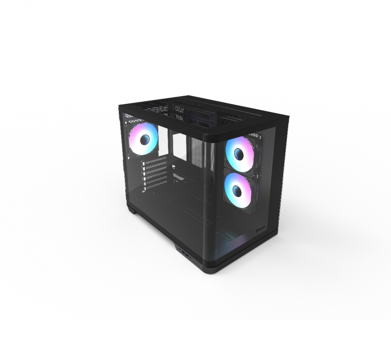 gabinete_gamer_raidmax_infinita_i630_black_atx_fishtank_curved_glass_argb - Imagen 3