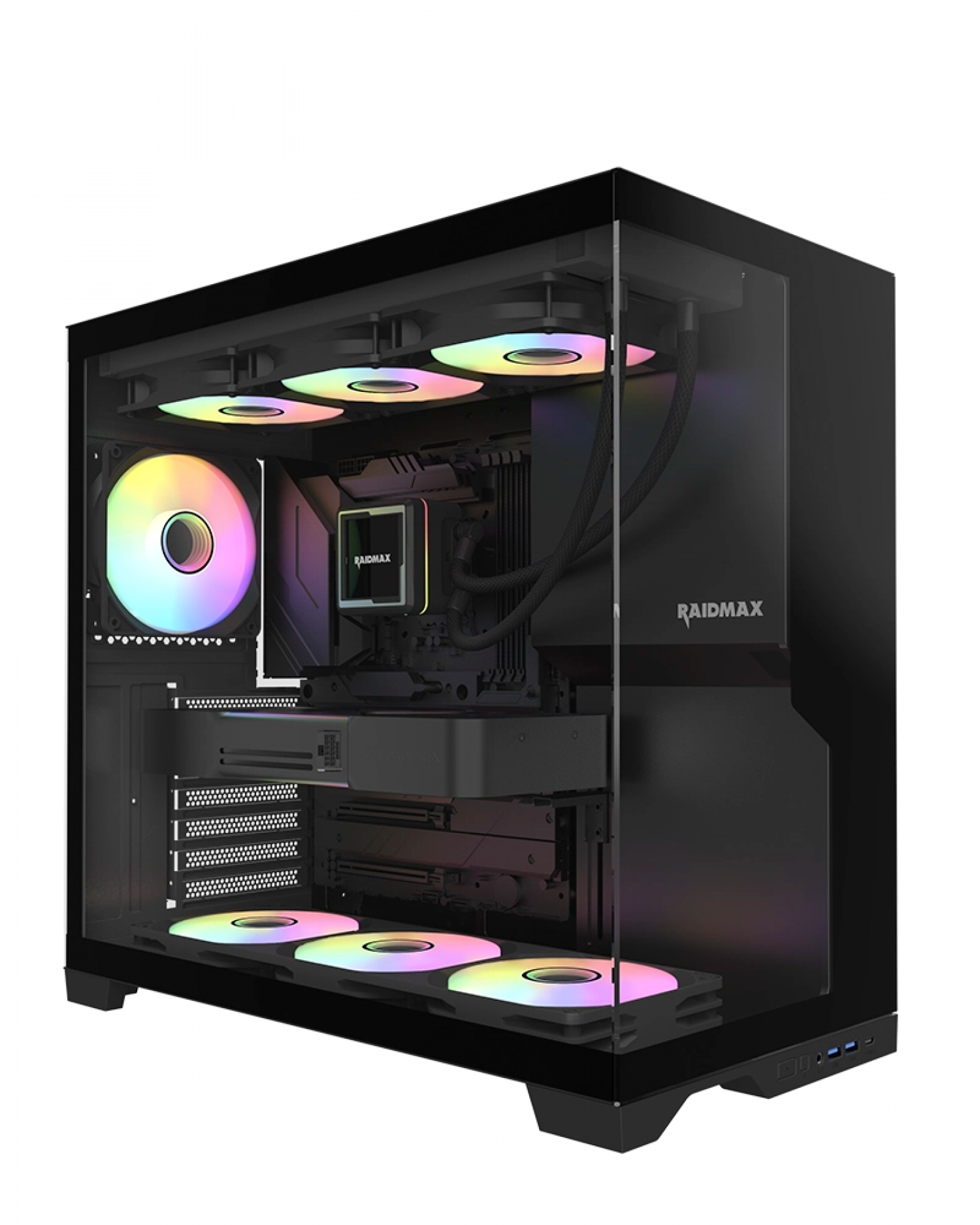 gabinete_gamer_raidmax_infinita_series_i700bf_black - Imagen completa 1