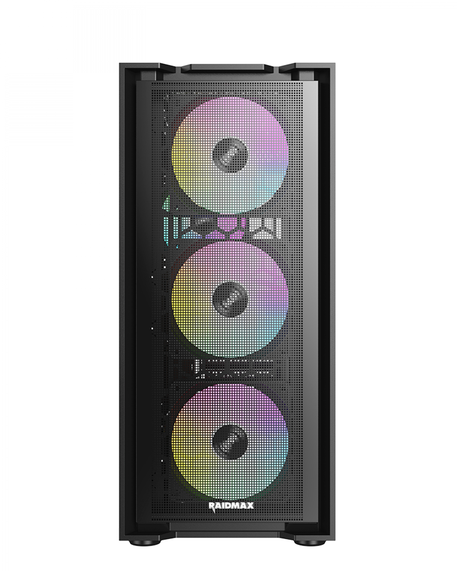 gabinete_gamer_raidmax_vector_v216_black_atx_tg_rgb - Imagen completa 2