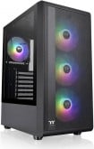 GABINETE THERMALTAKE S200 PLUS TG ARGB BLACK TEMPERED GLASS