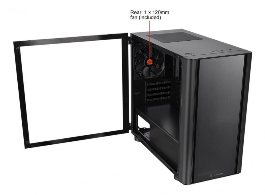 gabinete_thermaltake_v150_tg_black_tempered_glass - Imagen 6