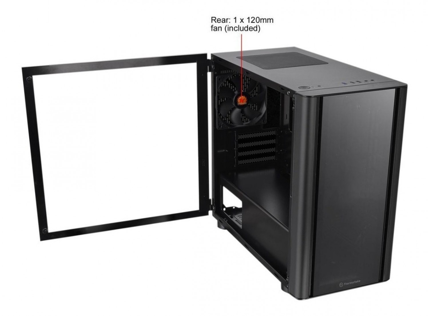 gabinete_thermaltake_v150_tg_black_tempered_glass - Imagen completa 6