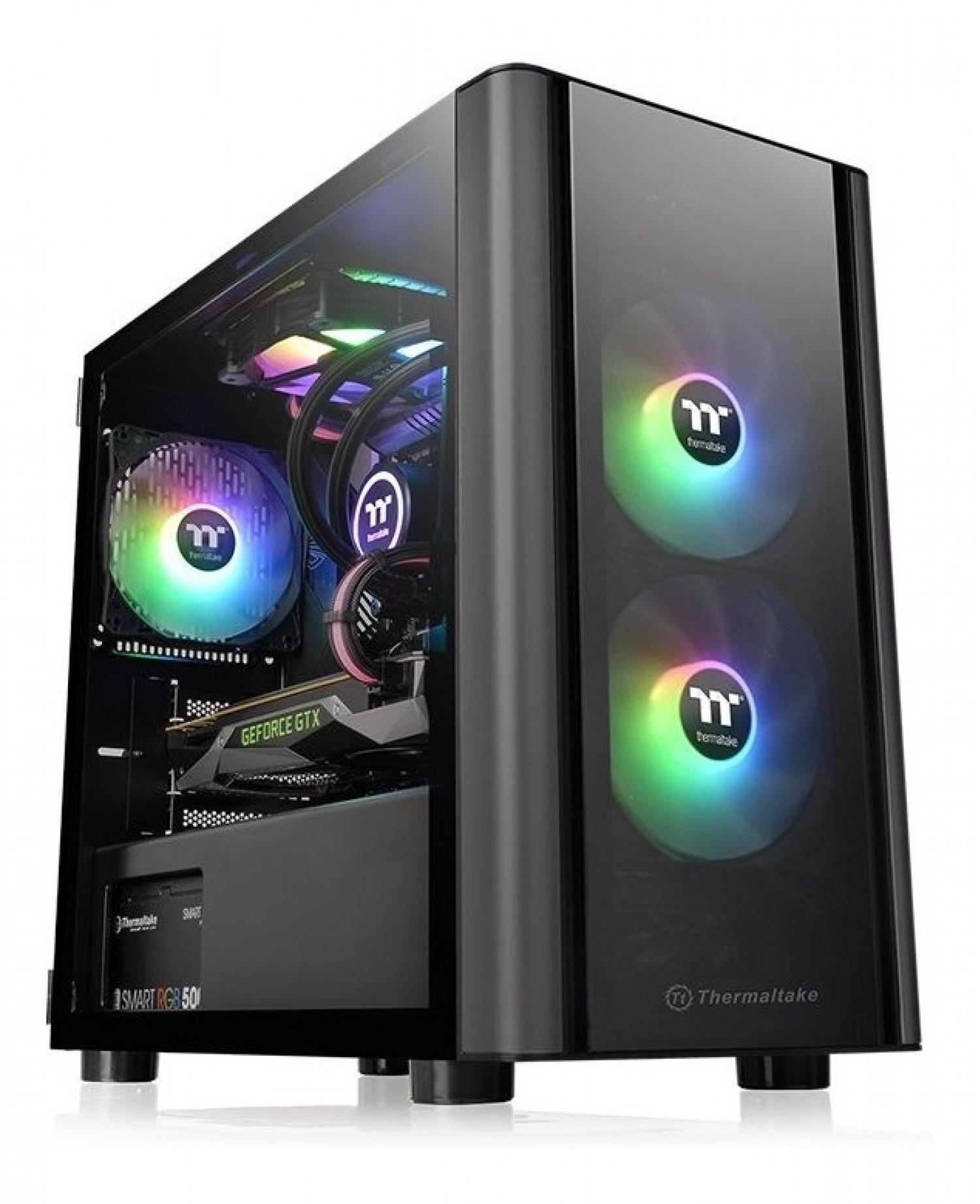 gabinete_thermaltake_v150_tg_black_tempered_glass - Imagen completa 5