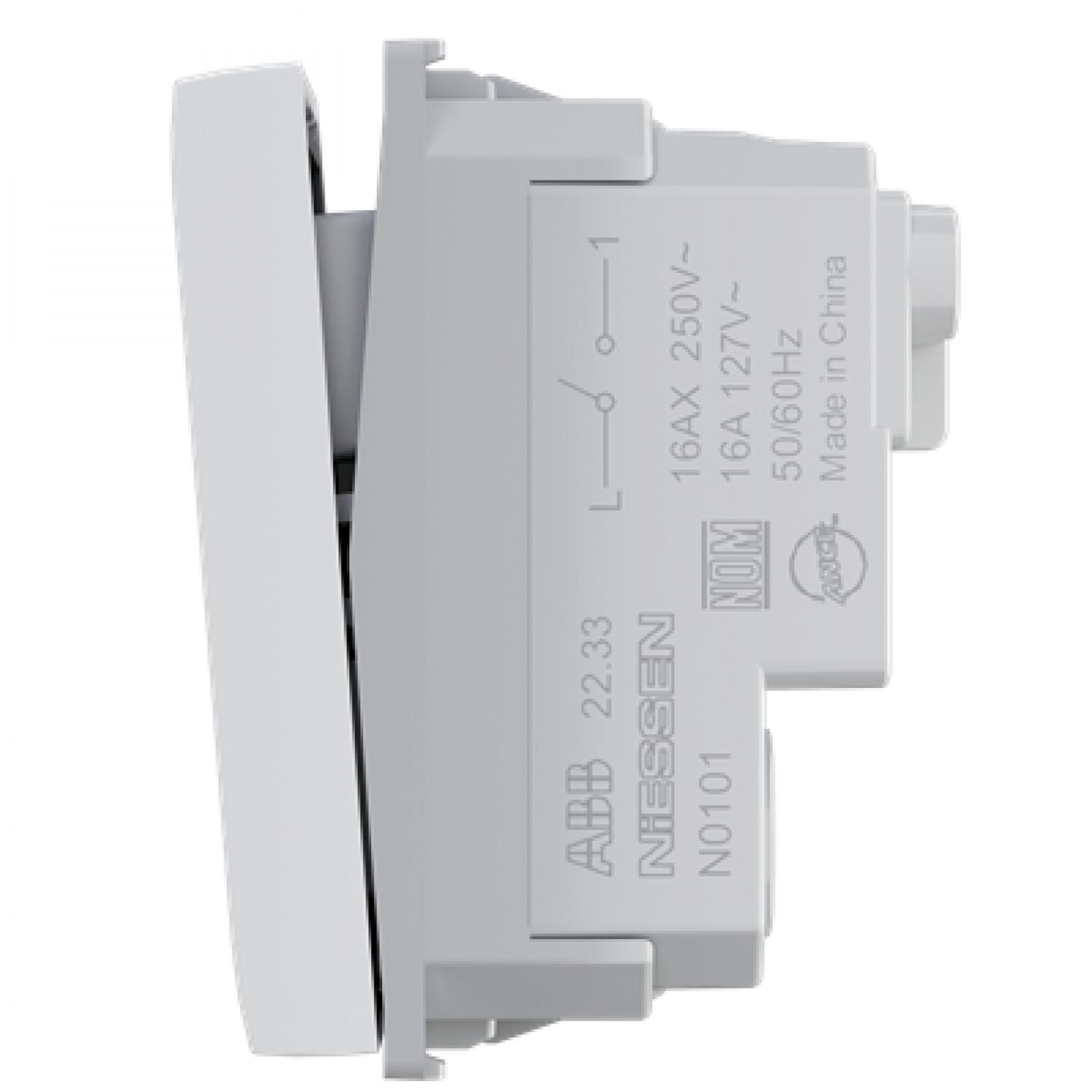 interruptor_1_punto_16a___1_modulo_blanco_abb - Imagen completa 2
