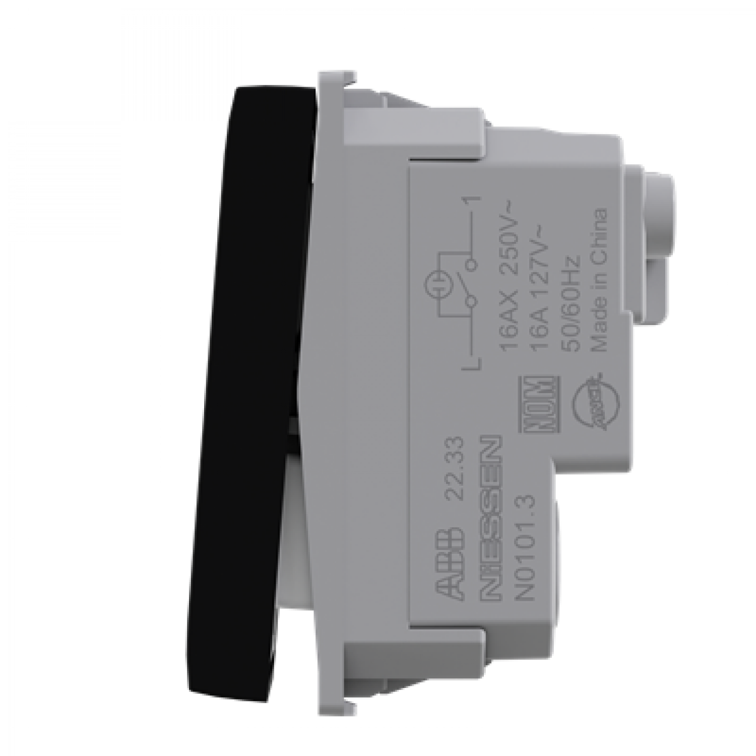 interruptor_1_punto_16a___1_modulo_c_led_negro_abb - Imagen completa 2