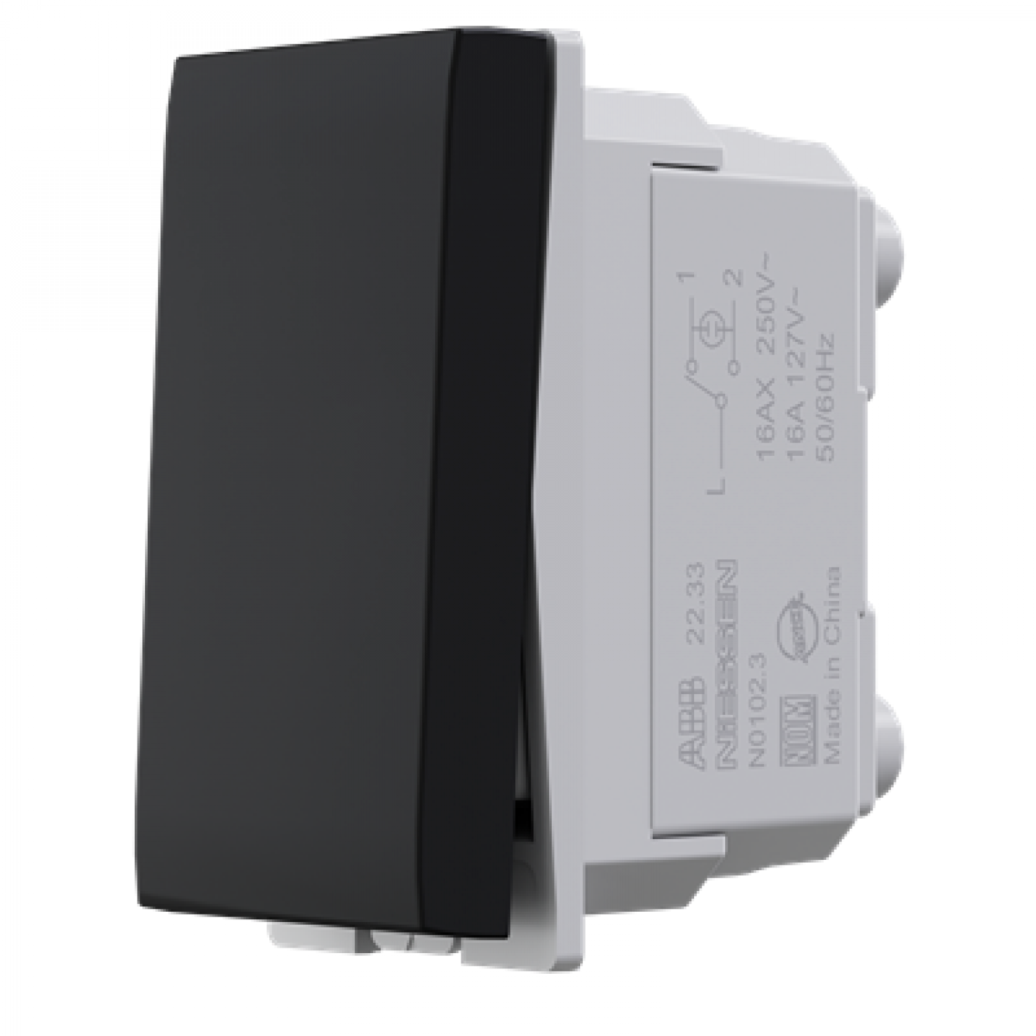 interruptor_combinacion_16a___1_modulo_c_led_negro_abb - Imagen completa 4