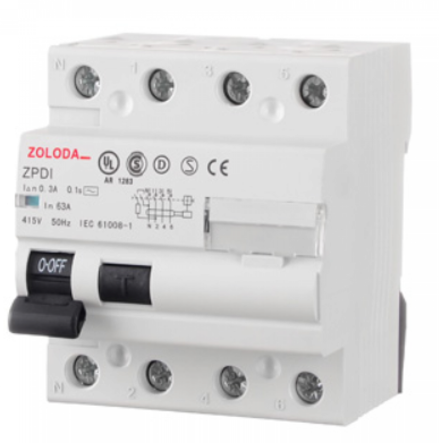 interruptor_diferencial_tetrapolar_63a_30_ma_inc10000a_daci463030 - Imagen completa 1