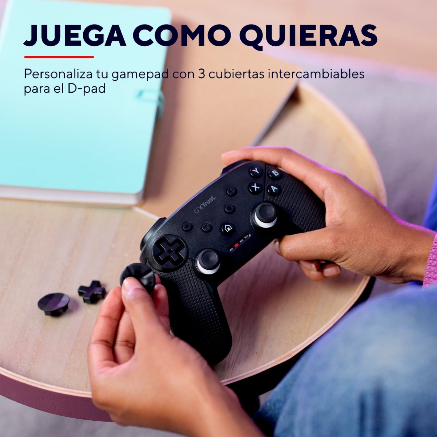 joystick_inalambrico_gxtrust_542_muta_para_pc_switch_negro - Imagen completa 5