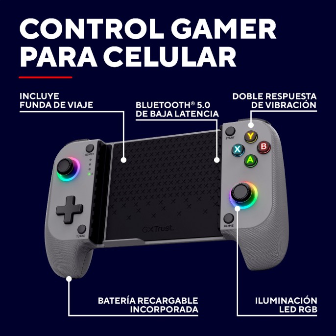 joystick_para_celular_gxtrust_735g_mylox_gaming_inalambrico_para_apple_android_gris - Imagen 3