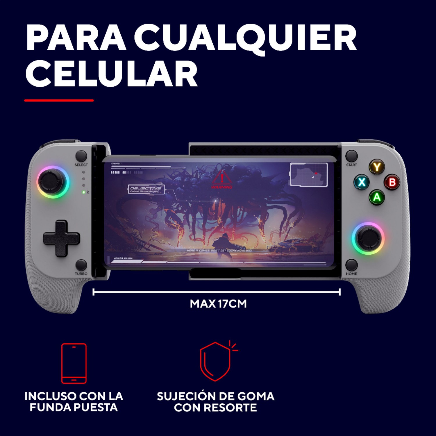 joystick_para_celular_gxtrust_735g_mylox_gaming_inalambrico_para_apple_android_gris - Imagen completa 5
