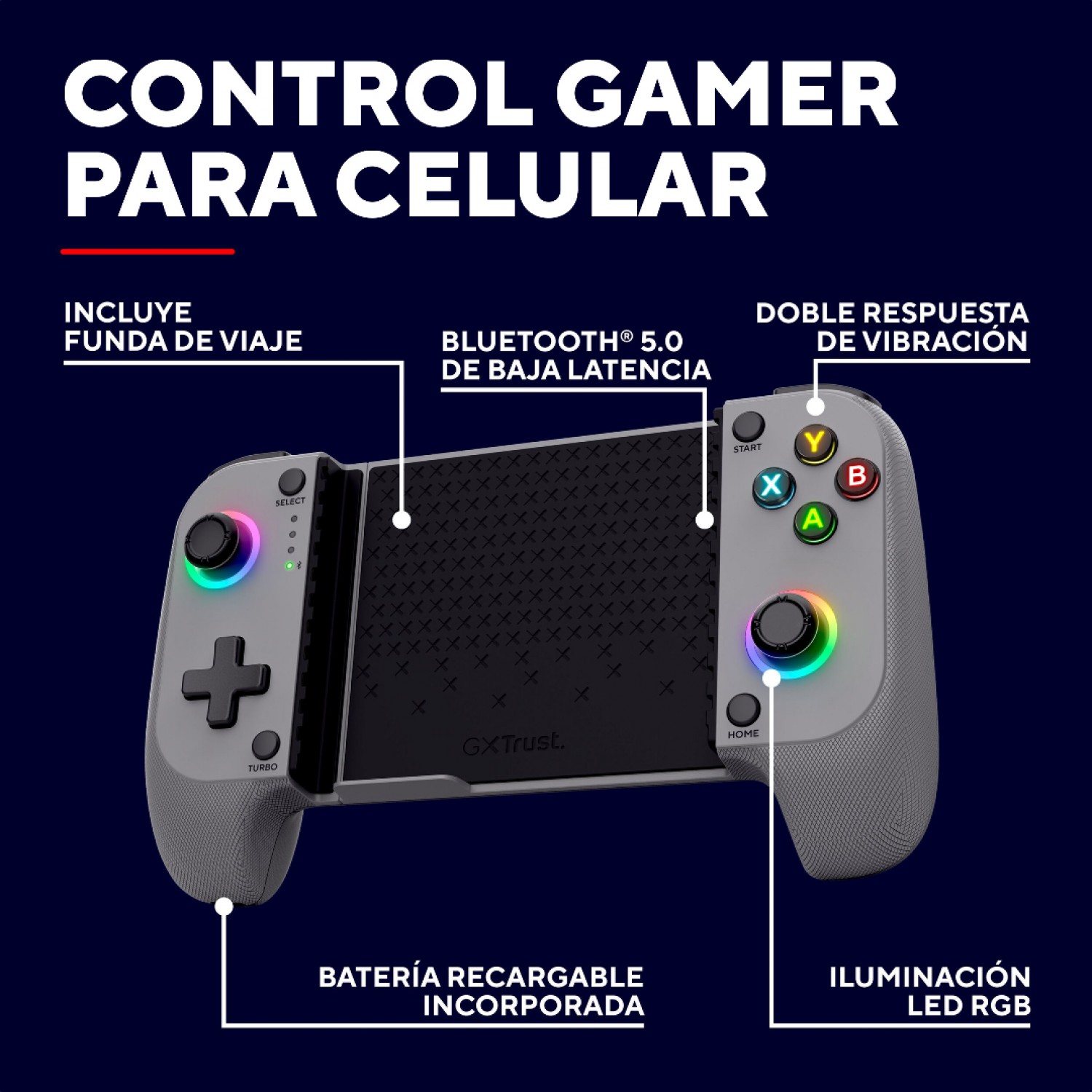 joystick_para_celular_gxtrust_735g_mylox_gaming_inalambrico_para_apple_android_gris - Imagen completa 3