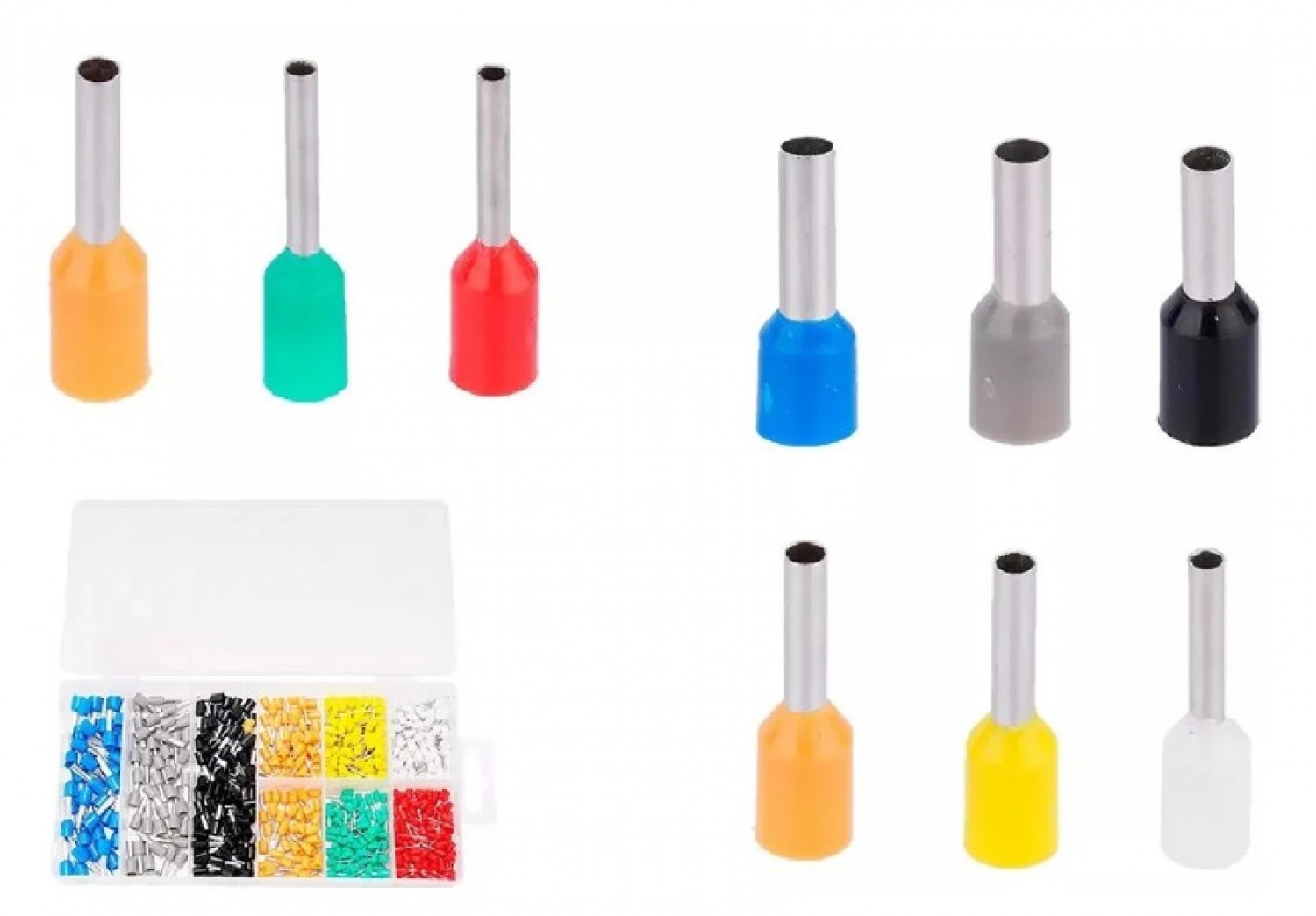 kit_de_punteras_tubulares_de_575_piezas___pp___laton___e6012_azul__e4009__gris___e2508__negro___e1508__naranja___amarillo___blanco___verde___rojo_ - Imagen completa 1