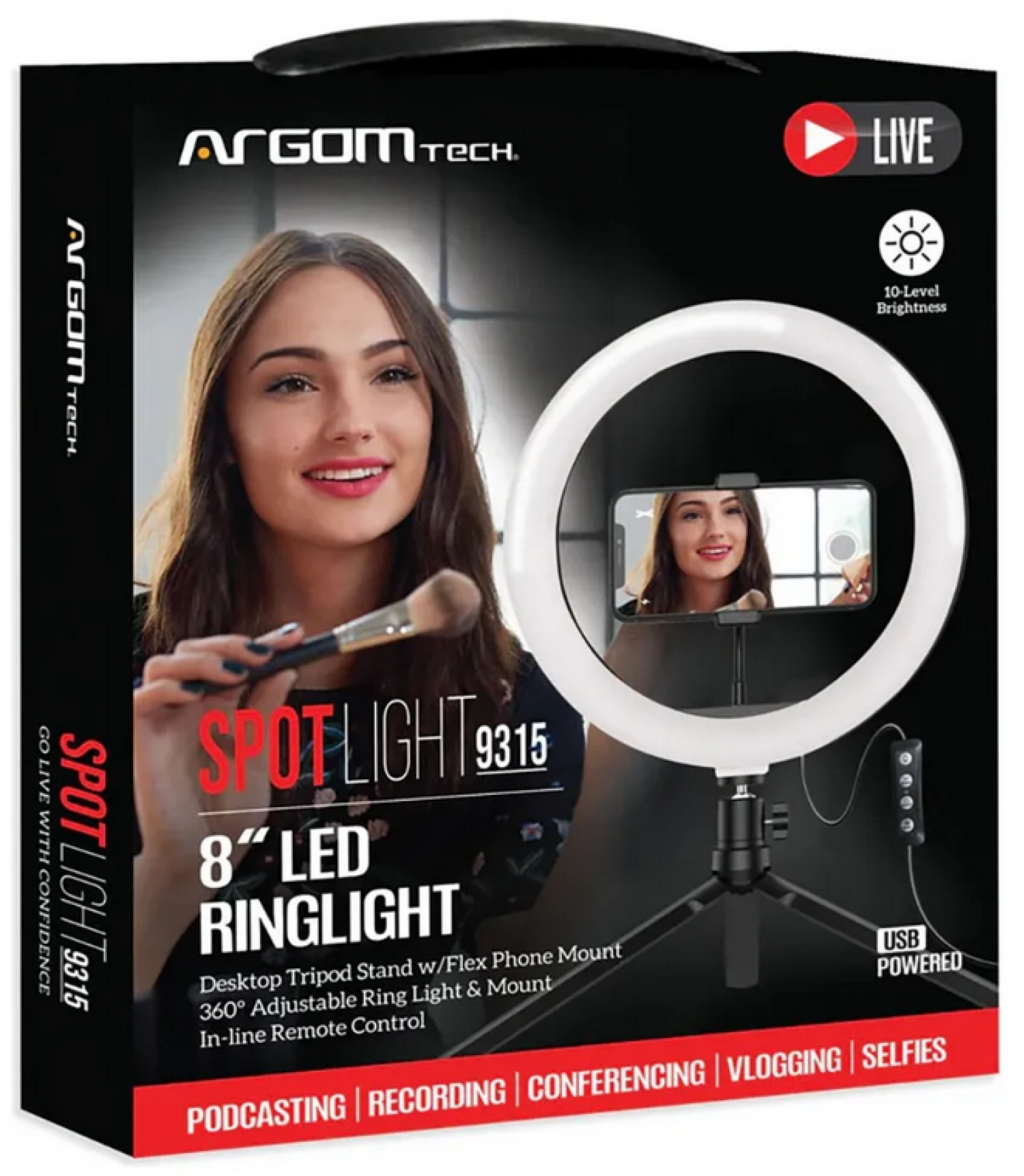 lampara_aro_de_luz_led_c__pie_retractil_10pul_argomtech - Imagen completa 3