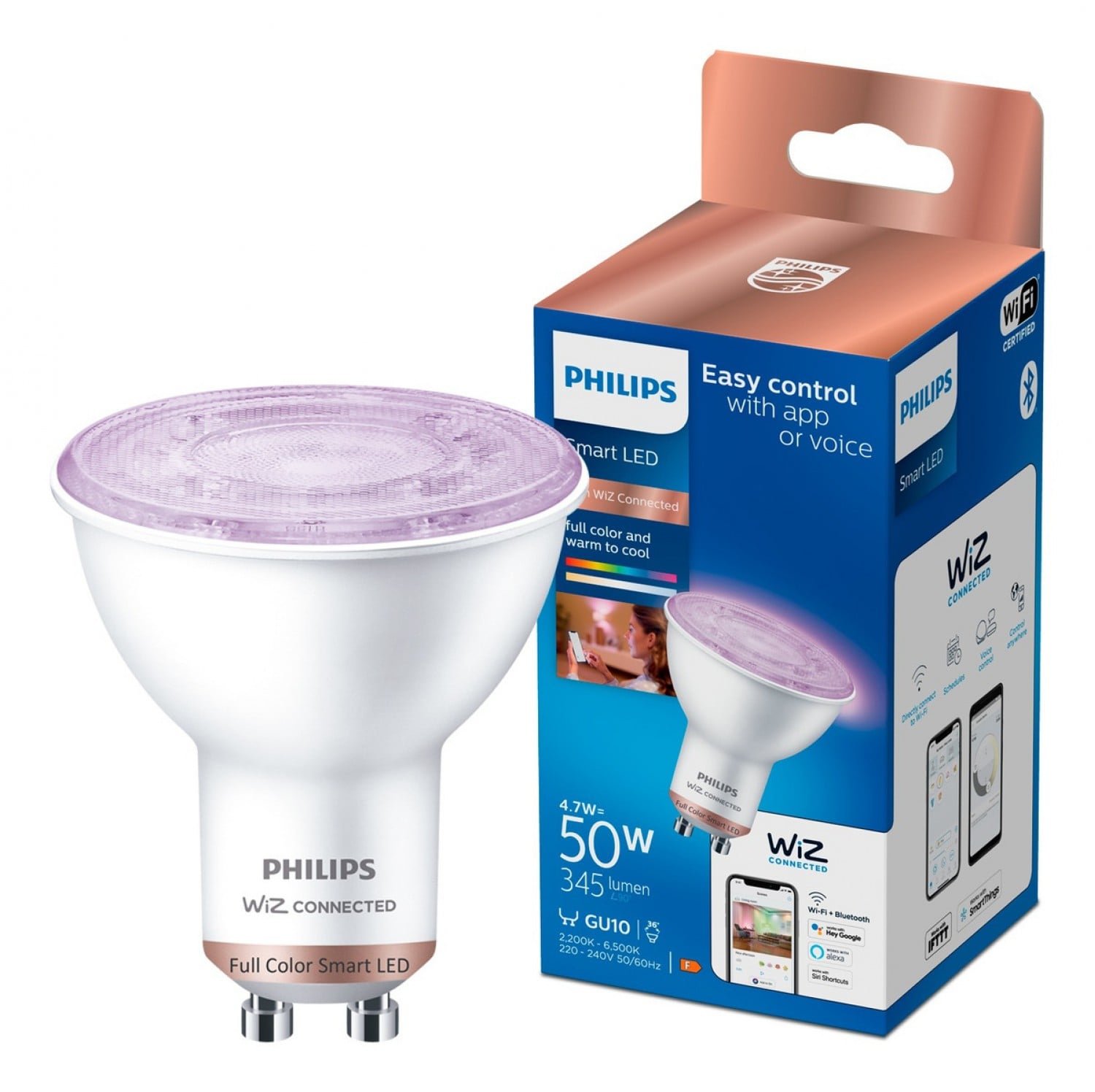 lampara_philips_wfb_led_smart_rgb_50w_gu10 - Imagen completa 1