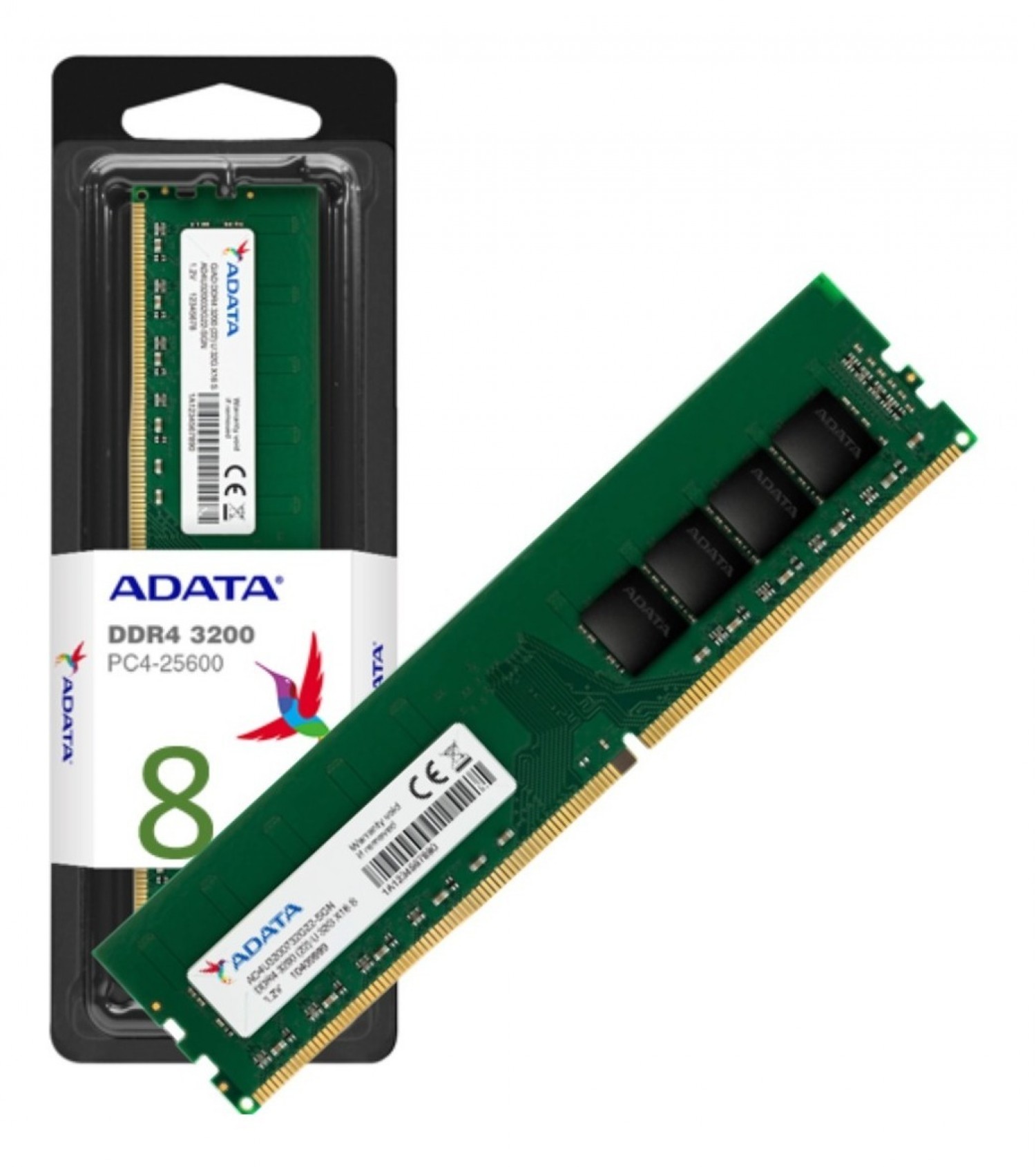 memoria_adata_ddr4_8gb_3200mhz_premier_green - Imagen completa 2
