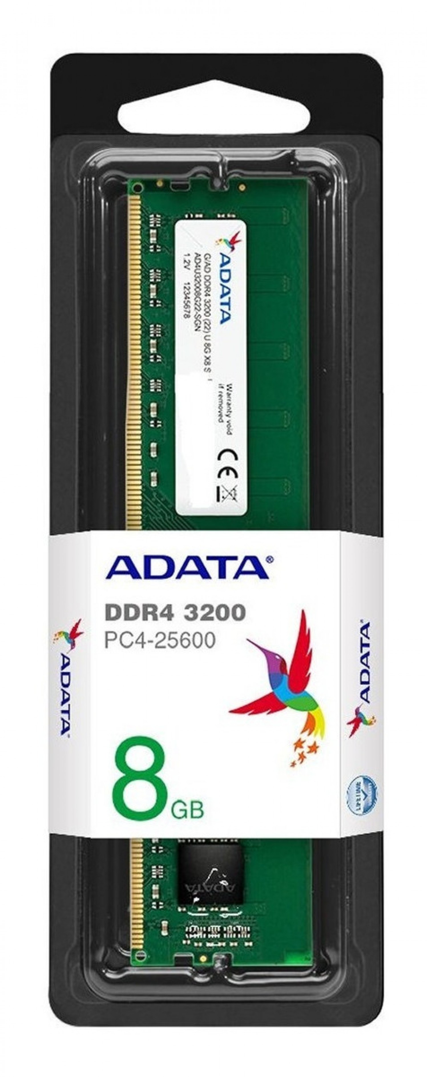 memoria_adata_ddr4_8gb_3200mhz_premier_green - Imagen completa 1