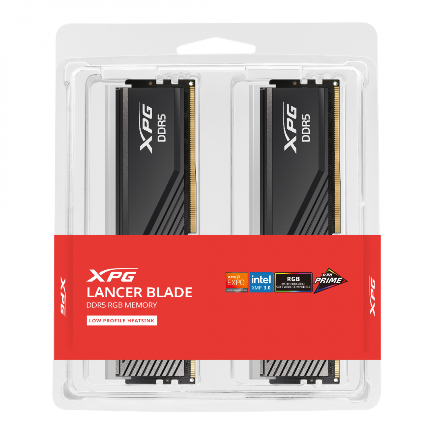 memoria_adata_ddr5_2x8gb_5600mhz_xpg_lancer_black_rgb_heatsink - Imagen completa 2