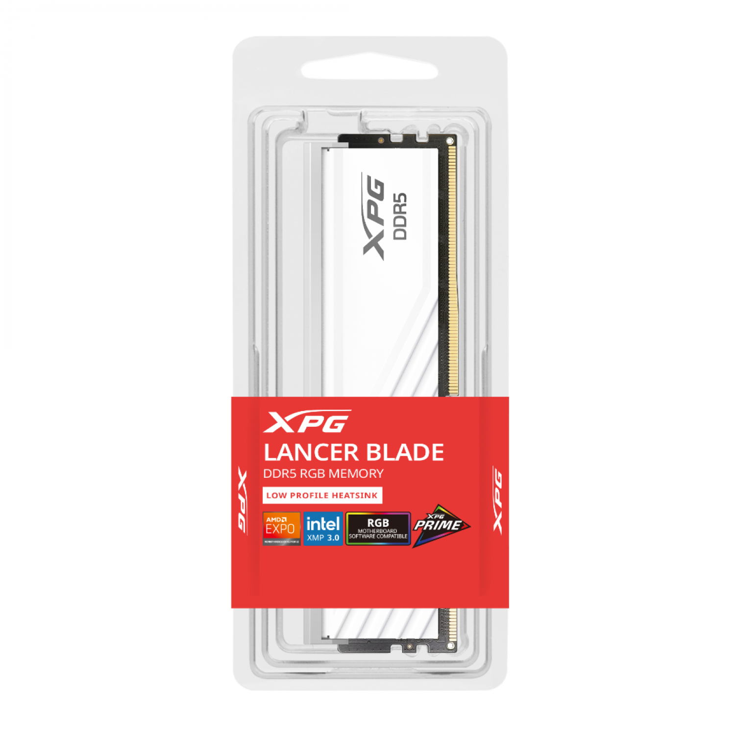 memoria_adata_ddr5_8gb_5600mhz_xpg_lancer_white_rgb_heatsink - Imagen completa 3