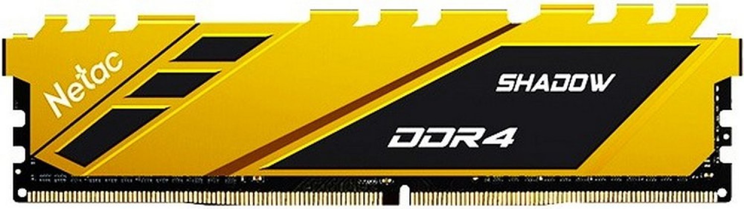 memoria_netac_shadow_ddr4_3200_8gb_c16_gold_yellow - Imagen completa 1
